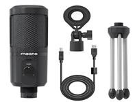 Maono Usb Tripod Microphone With Microphone Gain Microfone Condenser Podcast Studio Mic For Computer