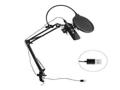 Maono Electret Bm 800 Wired Recording Studio Condenser Microphone